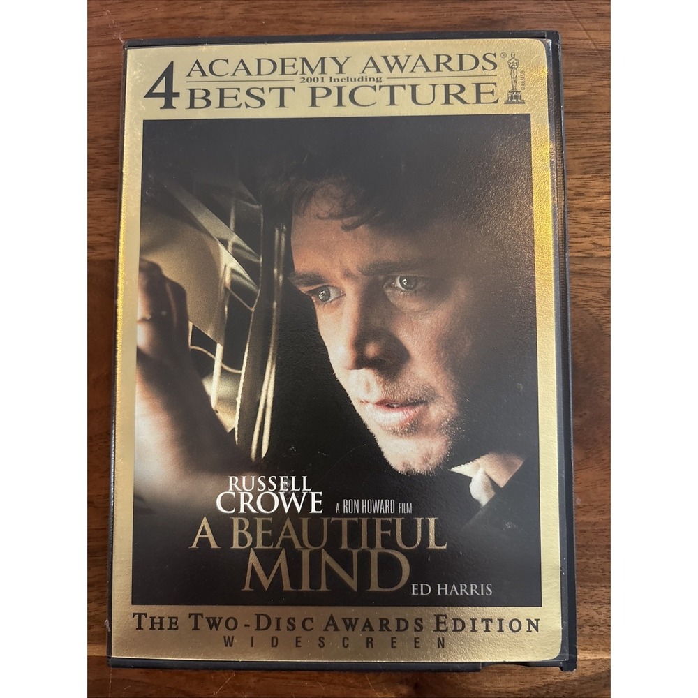 A Beautiful Mind (DVD, 2002, 2-Disc Set,‎ Limited Edition, WS, Pre-owned)